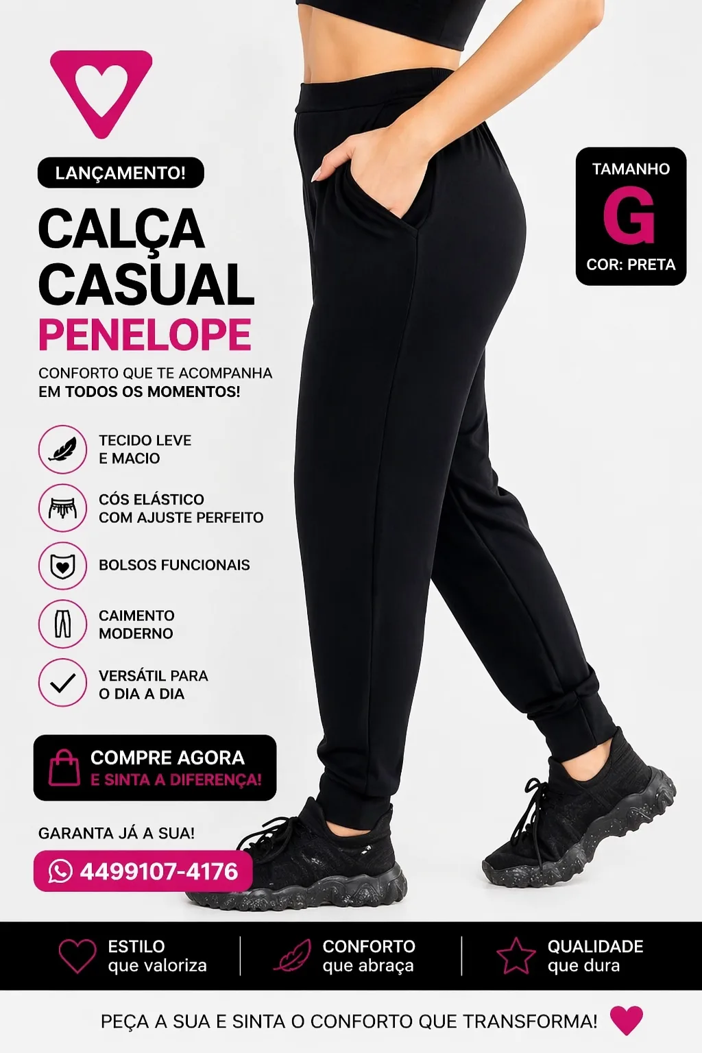 Calça casual Penélope 
